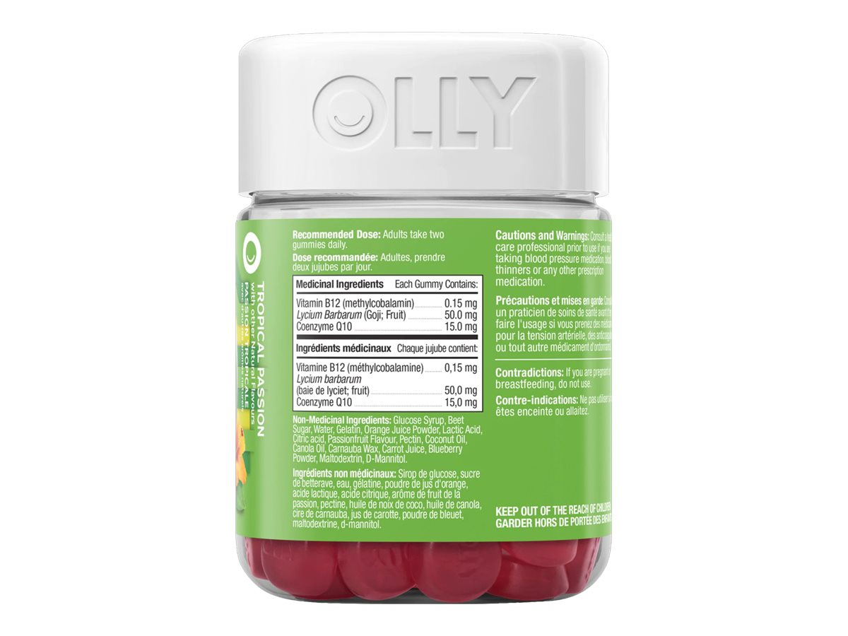 Olly Daily Energy Gummies Supplement 30s London Drugs