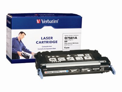 Verbatim Hp 3800 Q7581A Cyan Compatible Toner Cart