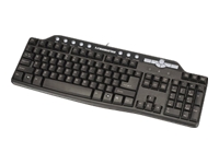 Manhattan Multimedia Keyboard - USB - black - Keyboard - USB - black