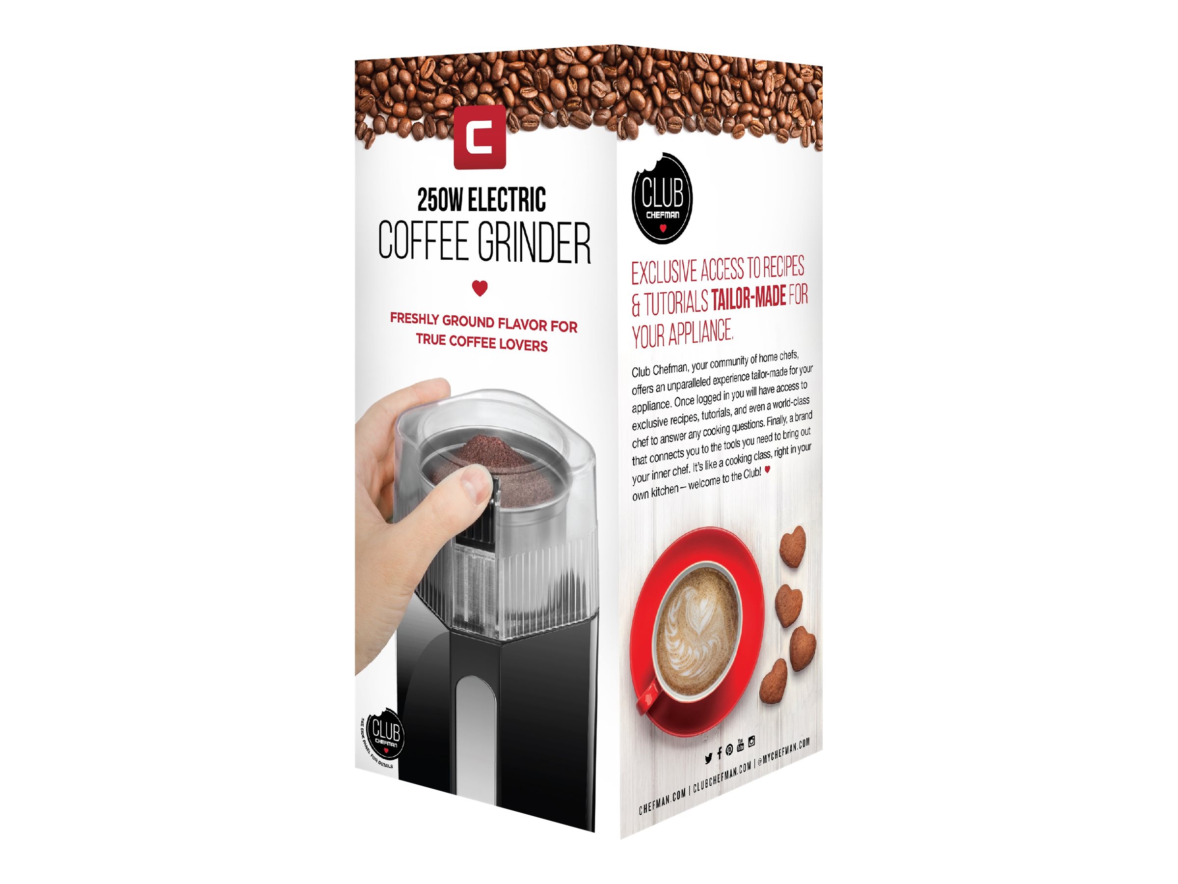 CHEFMAN COFFEE GRINDER RJ44SQ