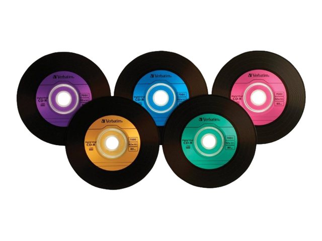Verbatim 10Pk Cdr 700Mb 80Min 52X Digtl Vinyl W/ J