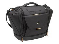 Case Logic Large SLR Camera Case - &Eacute;tui pour appareil photo avec objectif zoom - nylon, EVA - noir - Case Logic Large SLR Camera Case