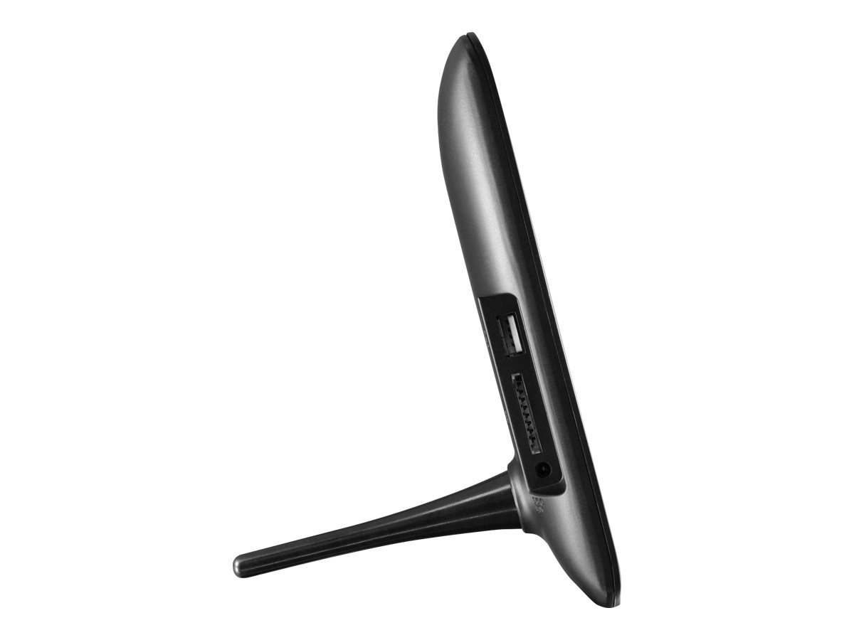 Aluratek Digital Photo Frame 8 Inch Matte Black ADPF08SF