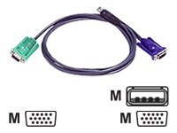 Aten Usb Intlgnt Kvm Cbl 3Ft