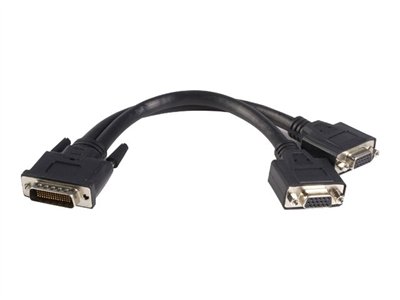 StarTech.com LFH 59 Male to Dual Female VGA DMS 59 Cable