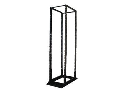 Tripp Lite 45U 4 Post Smartrack Blk Open Frame Square Holes