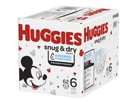 huggies snug & dry size 6 diapers 66 ct box