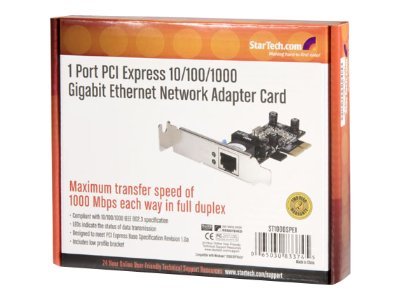 Startech 1 PORT PCIE ETHERNET NTW CARD WITH LP BRACKET