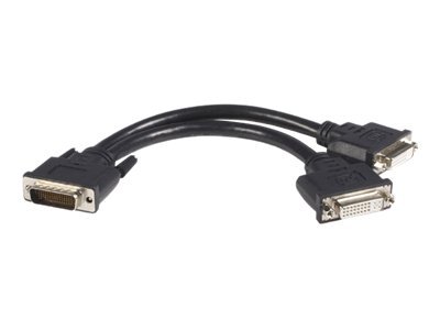 StarTech.com LFH 59 Male to Dual Female DVI I DMS 59 Cable