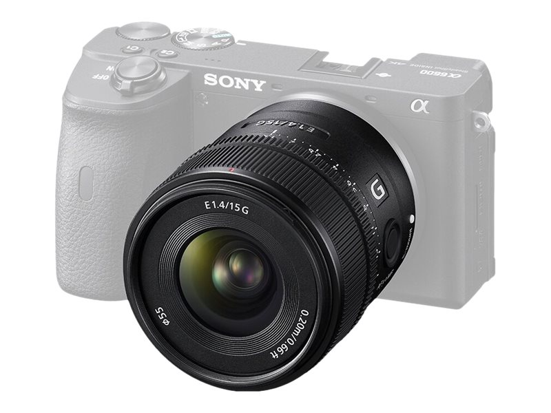Sony E 15mm F1.4 G APS-C Wide-Angle Lens for Sony E-mount - SEL15F14G