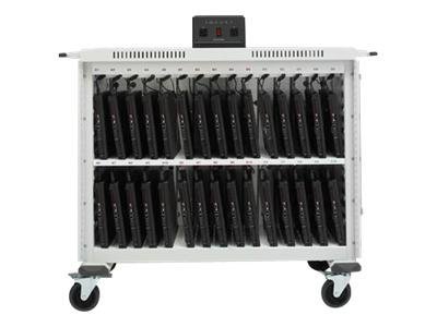 Brettford 30UNIT LAPTOP CART V FRONT/REAR ACC PWR BRAIN