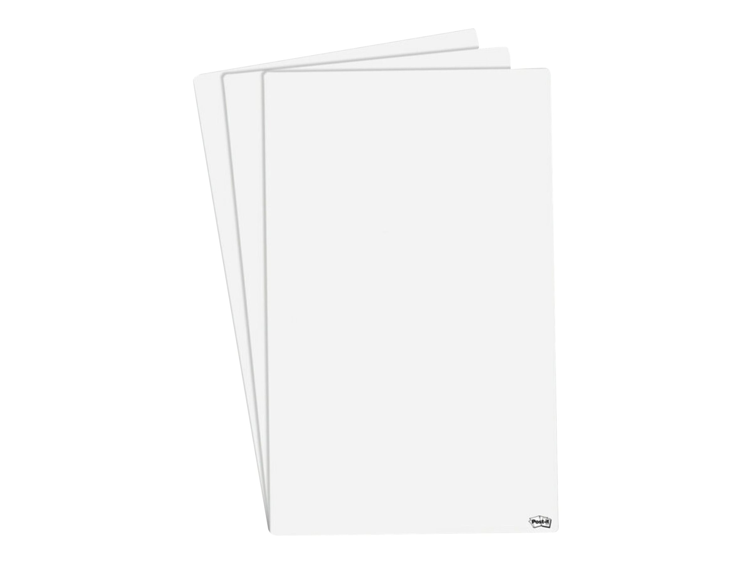 Postit Dry Erase Sheets 177 x 287 mm 3 Pack