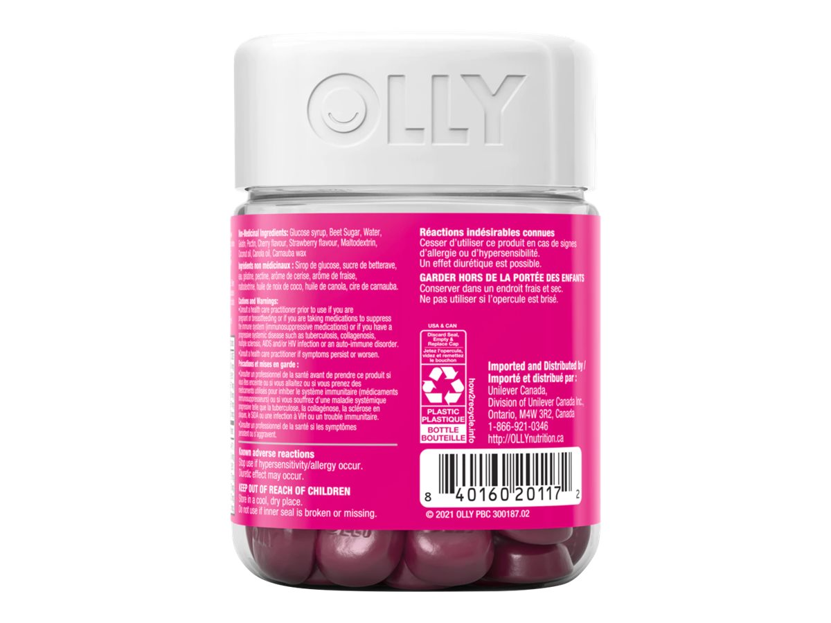 OLLY Active Immunity Vitamin Gummies 45's