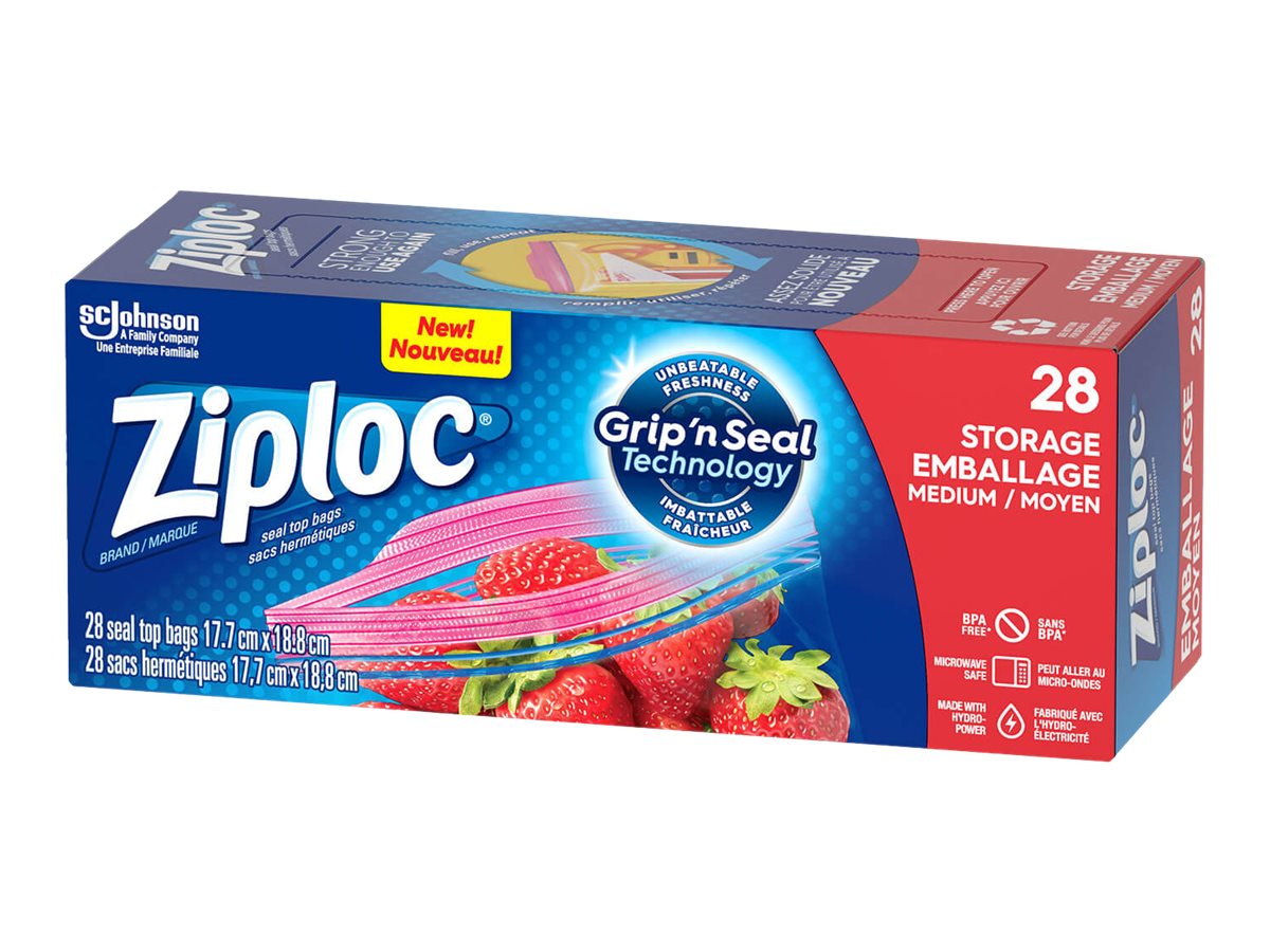 ZIPLOC STORAGE BAGS REGULAR 28'S