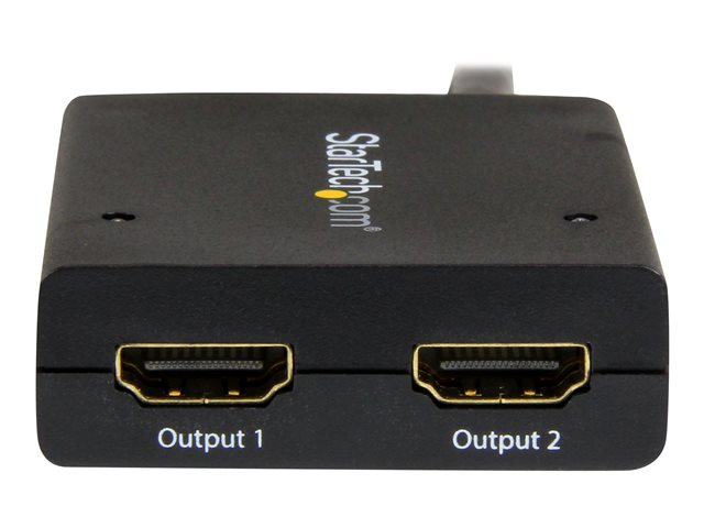 STARTECH.COM 2 Port HDMI 4k Video Splitter - 1x2 HDMI Verteiler - 4k - 30 Hz - 2-fach Ultra HD 1080p HDMI Switch