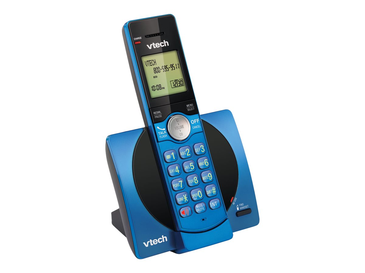 VTech Cordless Phone with Caller ID/Call Waiting Blue CS691915