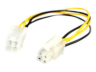 StarTech.com ATX12V 4 Pin P4 CPU Power Extension Cable