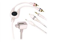 Apple AirPort Express Stereo Connection Kit with Monster Cables - Kit de câbles audio / d'alimentation - mini-téléphone 3,5 mm, mini-phone 3,5 mm / TOSLINK (M) - RCA, TOSLINK (M)