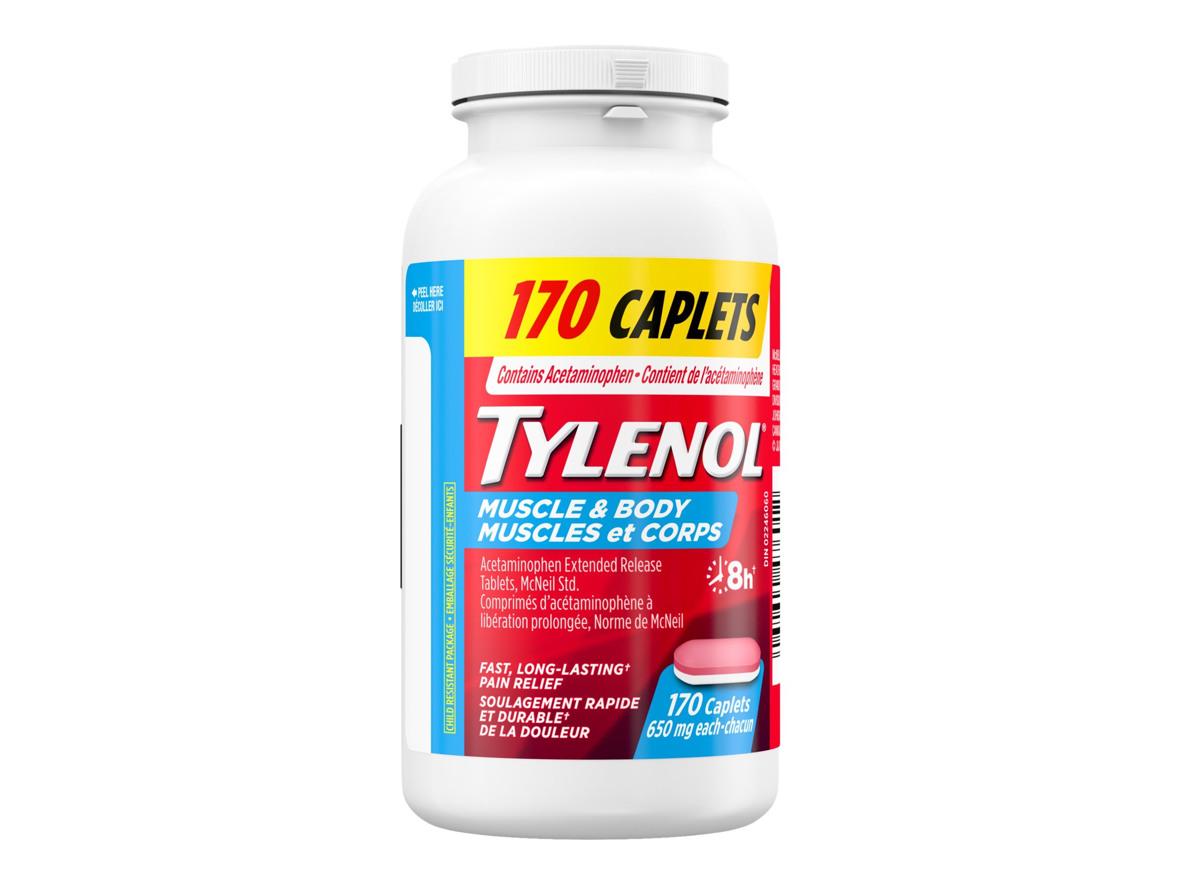 Tylenol* Muscle and Body Pain Reliever 170s