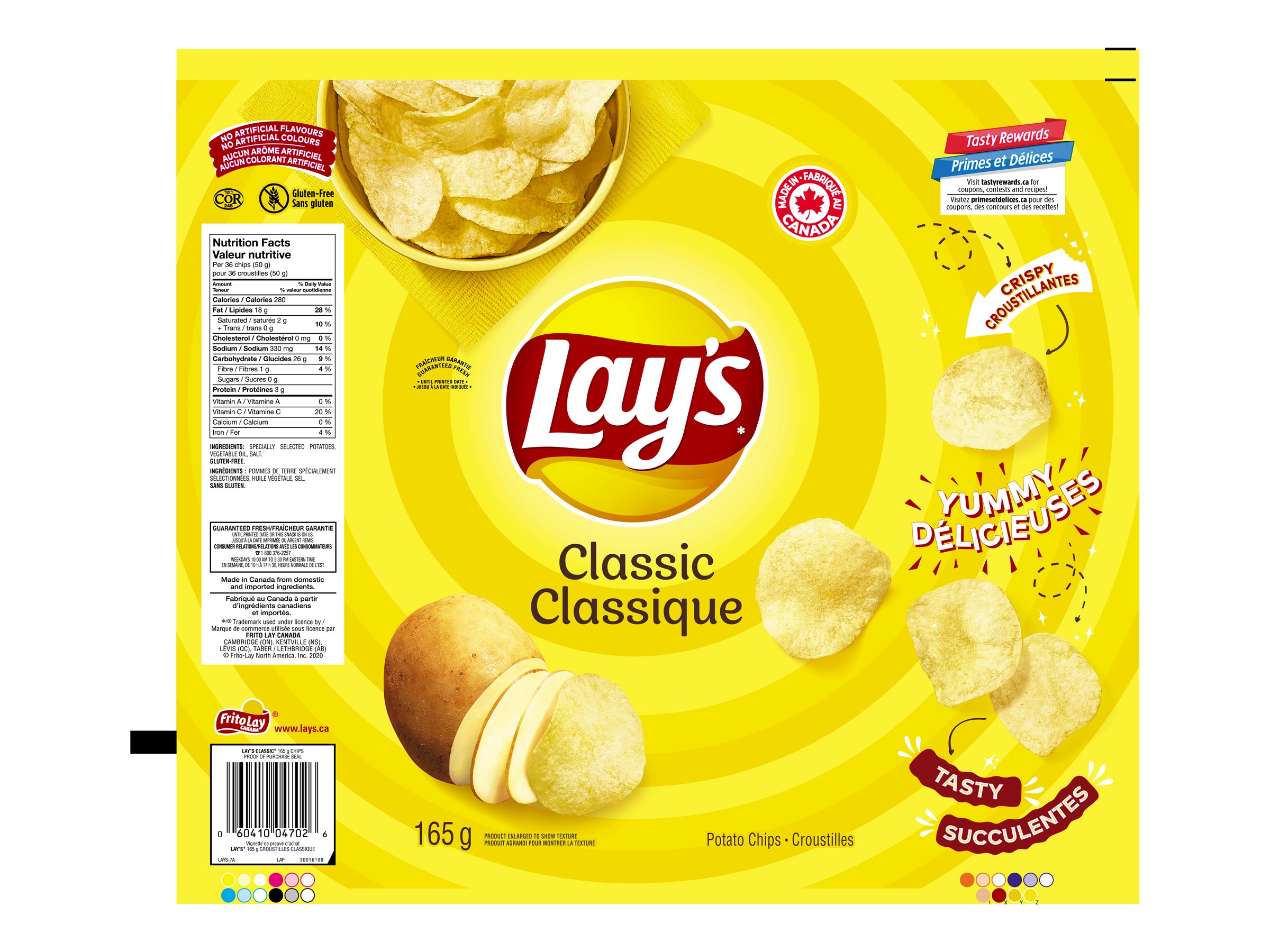 Lay's Potato Chips Classic 165g London Drugs