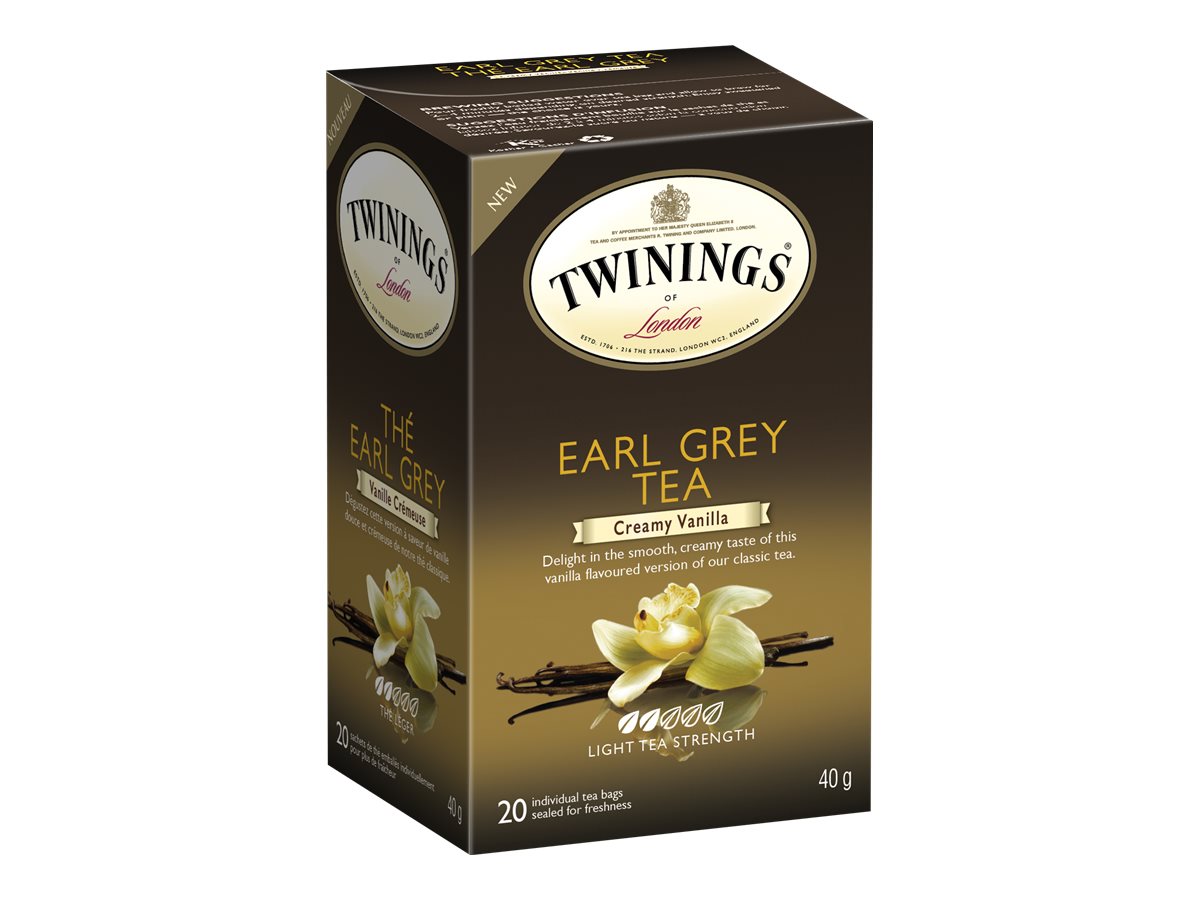 Twinings Earl Grey Tea Creamy Vanilla 20's London Drugs