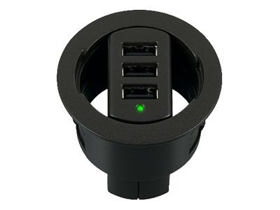 Belkin 2In Hub 4Pt W/ Grommet Bdl Usb