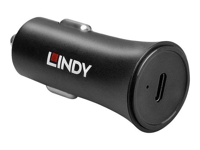 LINDY USB Typ C Autoladeadapter mit Power Delivery 1 Port 27W
