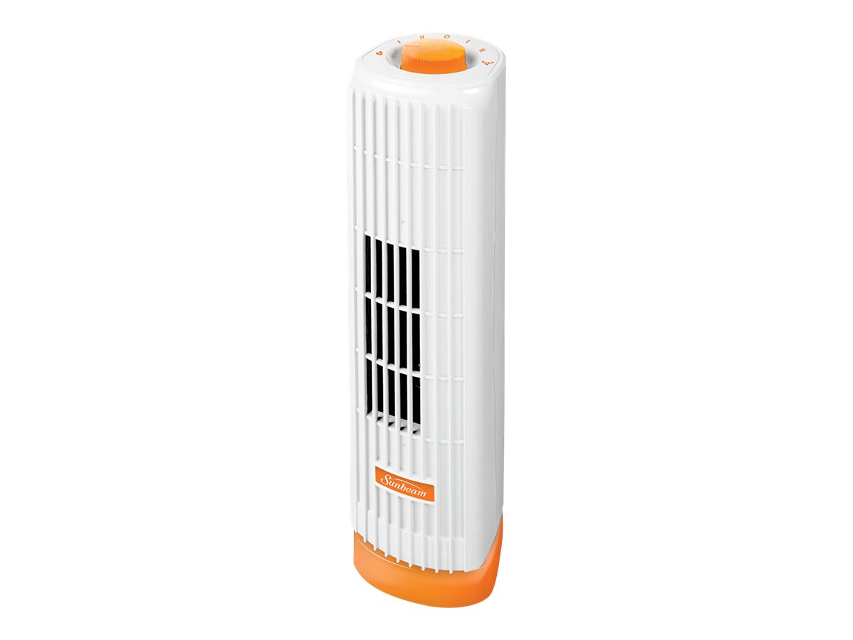 Sunbeam Personal Tower Fan Orange/White STF1363MWORCN