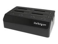 StarTech.com 4 Bay eSATA USB 3.0 to SATA Hard Drive Docking Station for 2.5/3.5 HDD