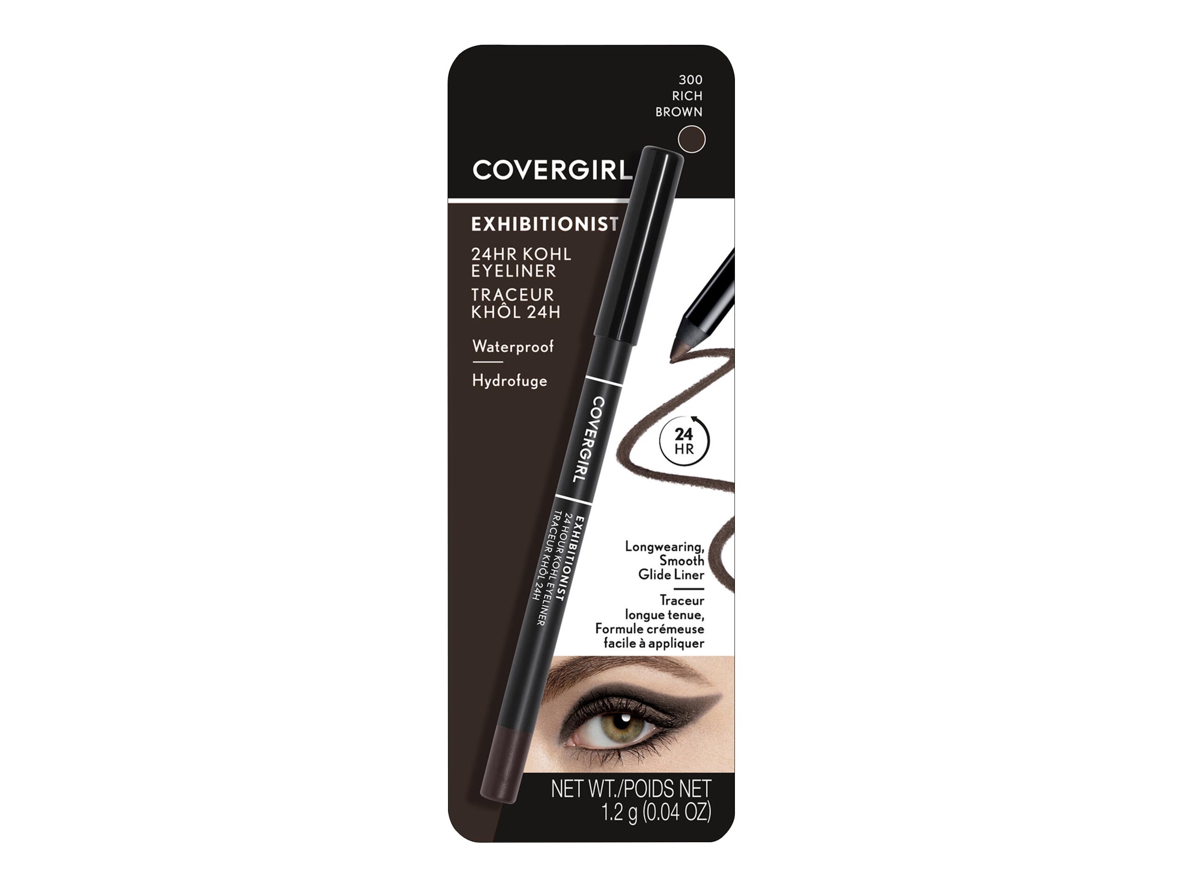 CoverGirl Exhibitionist 24 Hour Kohl Eyeliner 300 Rich Brown London