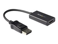 StarTech.com DisplayPort to HDMI Adapter, 4K 60Hz HDR10 Active DisplayPort 1.4 to HDMI 2.0b Video Converter, 4K DP to HDMI Adapter Dongle for Monitor/Display/TV, Latching DP Connector - Ultra HD, EMI Shielding (DP2HD4K60H) - Adapter