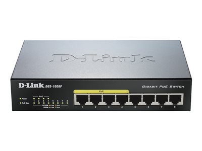 D-Link 8-Port Gigabit Unmanaged Switch With 4 Poe