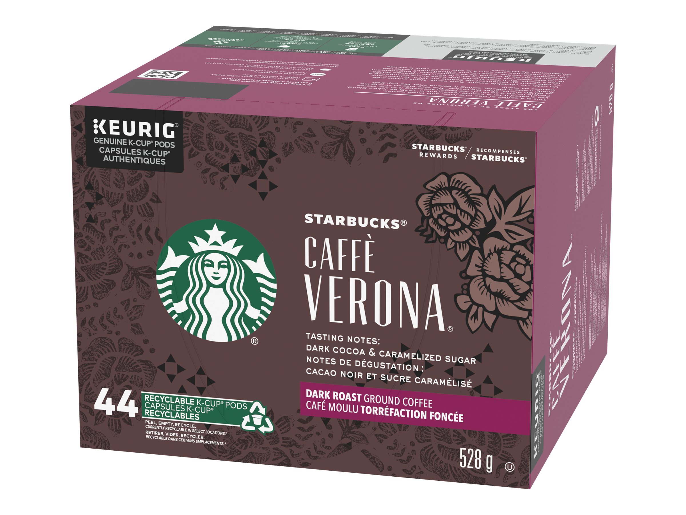 STARBUCKS KCUP CAFFE VERONA 44PK