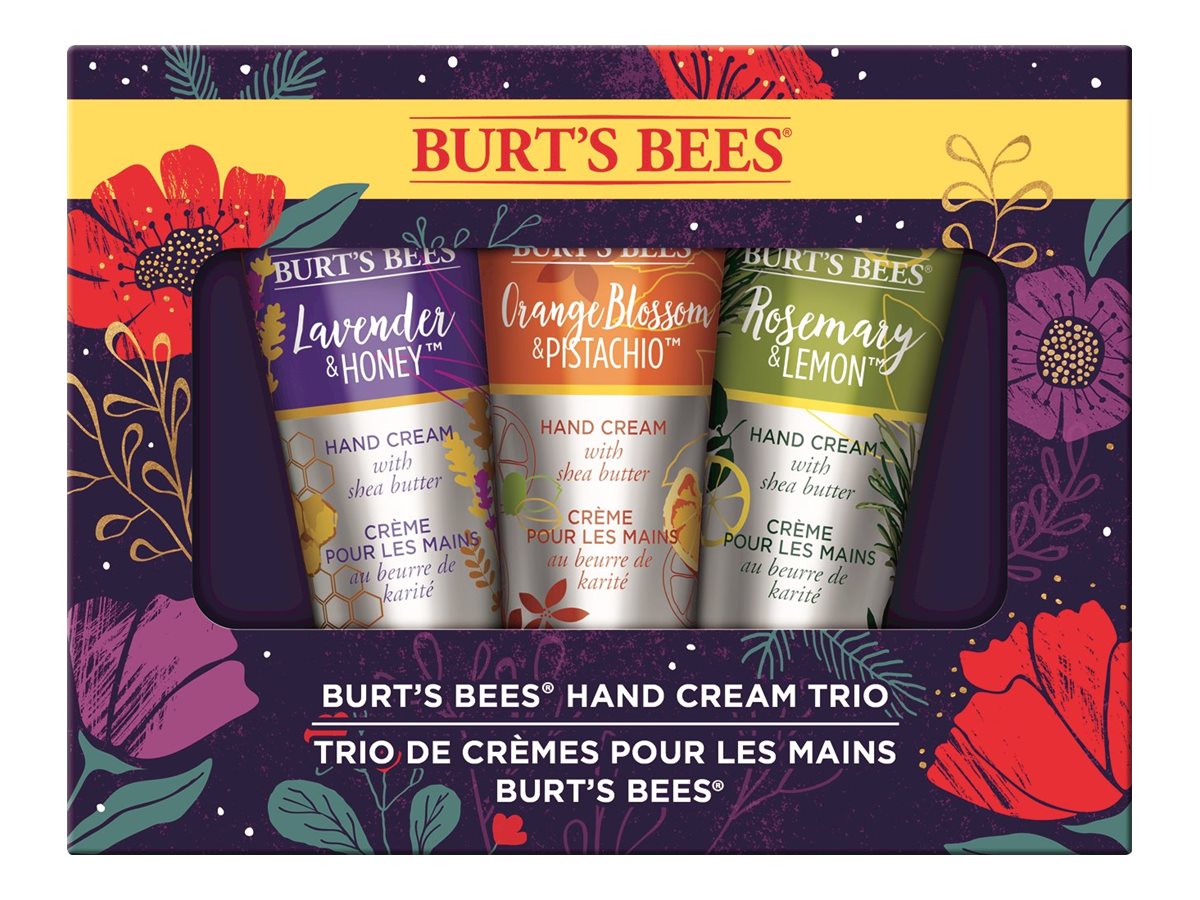 Burt's Bees Trio Hand Cream Gift Set 3 pieces