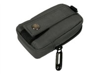 PORT MARBELLA Compact - Housse pour appareil photo num&eacute;rique - nylon DOT - anthracite, gris argent&eacute; - PORT MARBELLA Compact - Housse pour appareil photo num&eacute;rique