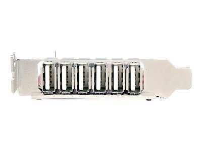 StarTech.com 7 Port PCI Express Low Profile High Speed USB 2.0 Adapter Card