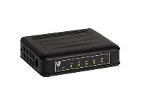 V7 5-Port 10/100 - Commutateur - non géré - 5 x 10/100 - Ordinateur de bureau