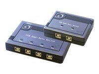 MCL Samar USB2-401 - Commutateur de partage des périphériques USB - 4 x Hi-Speed USB - Ordinateur de bureau