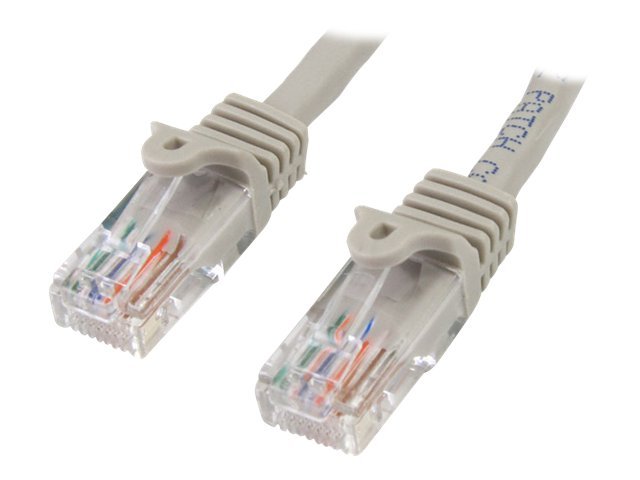 Startech 10 Ft Snagless Cat5E Rj45 Network Patch Cable Gray