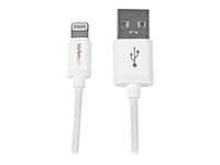 StarTech.com Cable 15cm Lightning 8 Pin a USB A 2.0 para Apple iPod iPhone iPad - Blanco - Cable Lightning