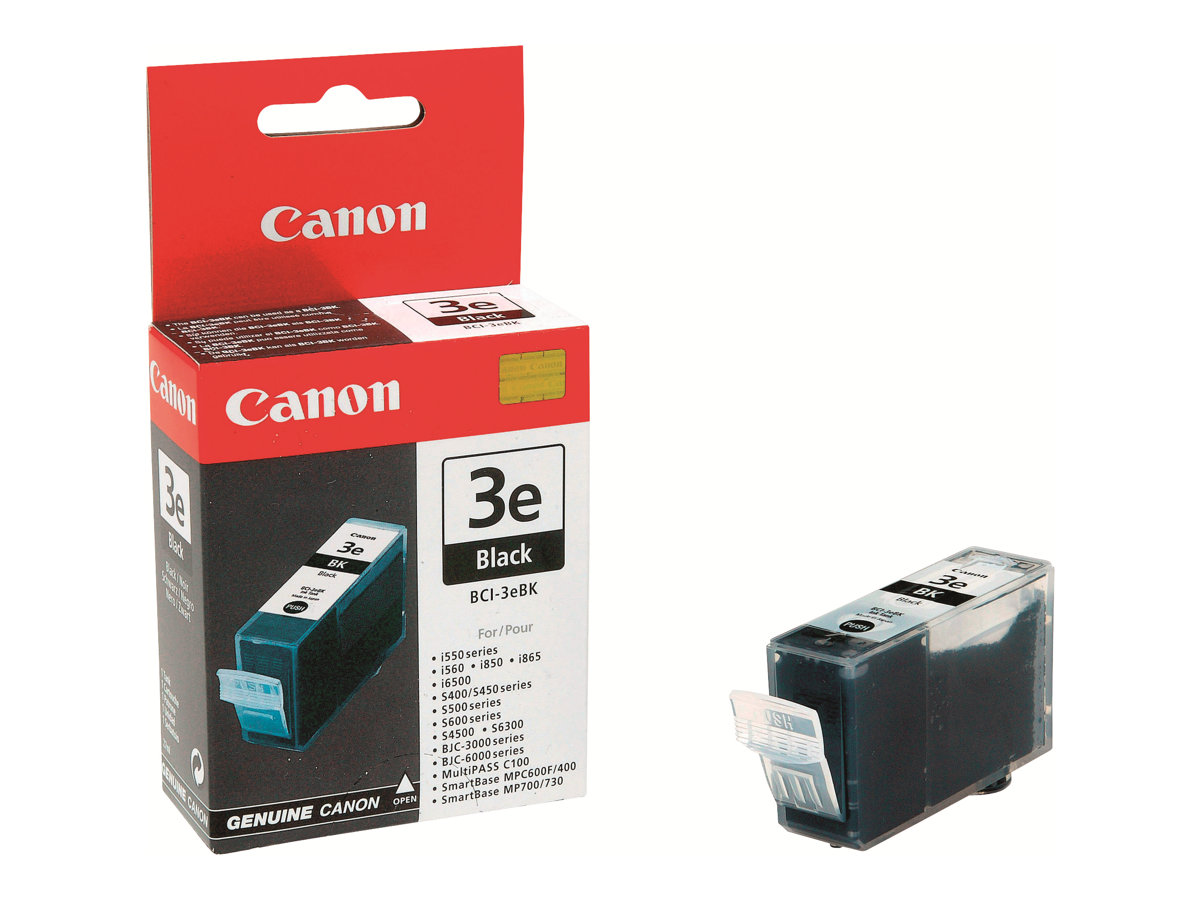Canon BCI-3E - Photo Negro - original - depósito de tinta - para BJC-3000,  6000, 6100, 6200, 6200S,