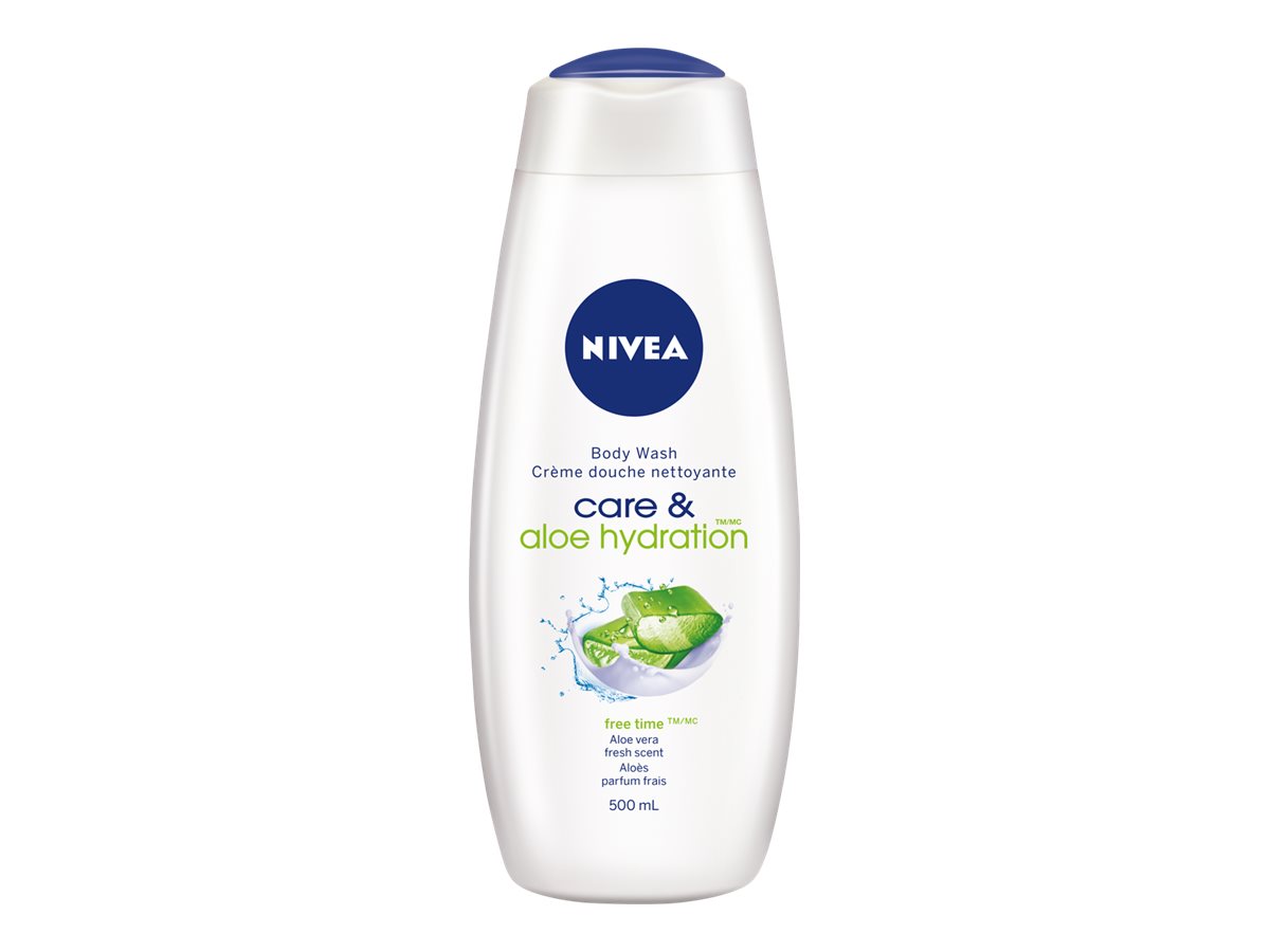 NIVEA CARE & ALOE BODY WASH 500ML