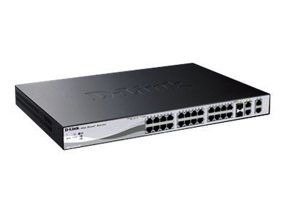 D-Link Web Smrt 24Pt 10/100 Swch 2 Gig, 2 Combo Sf