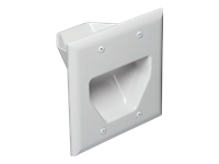 DataComm Recessed Low Voltage Cable Plates