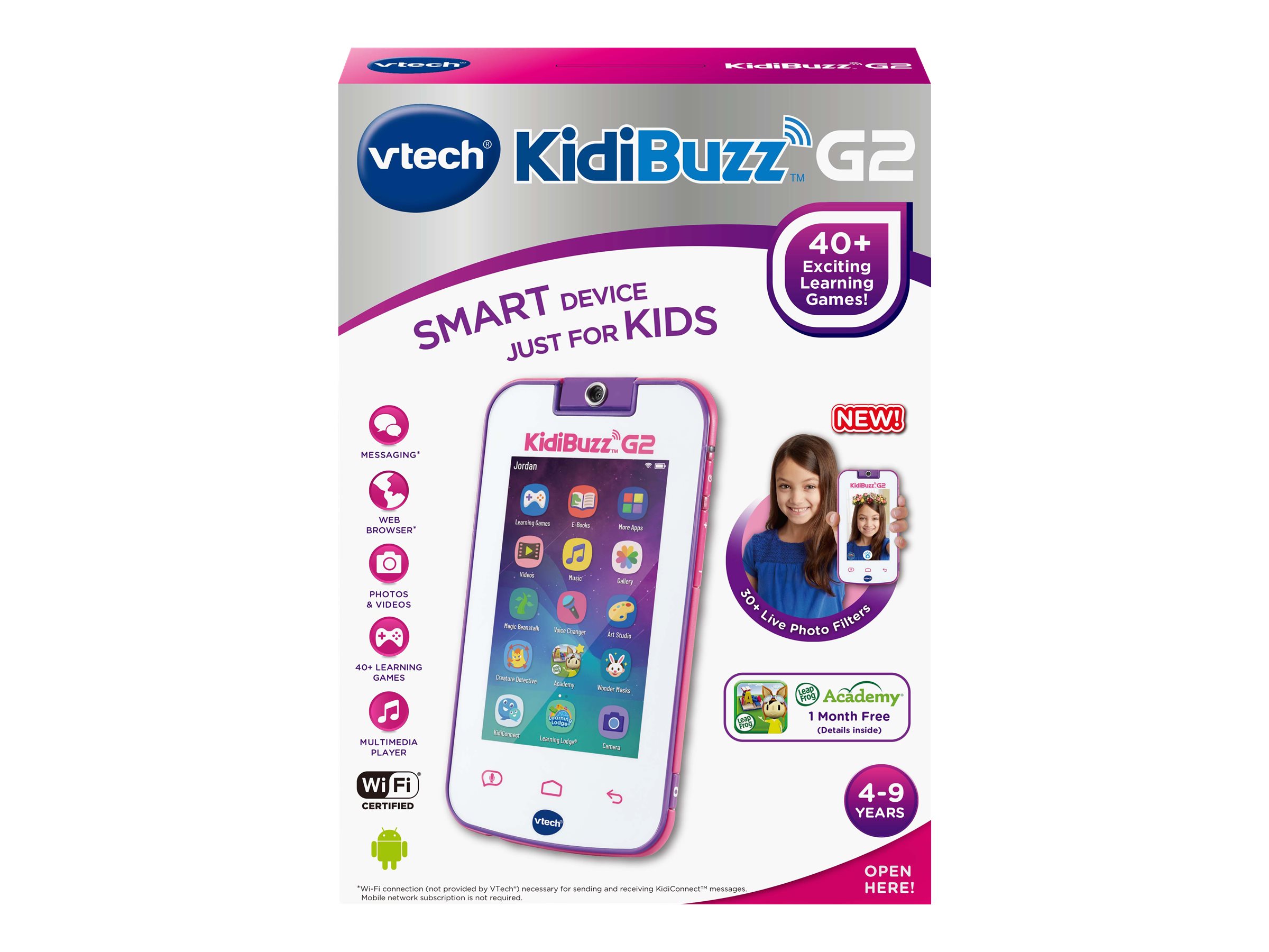 VTech KidiBuzz G2 Smart Device - Pink - 80186658 | London Drugs