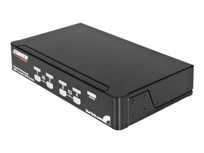 StarTech.com 4 Port 1U RackMount USB KVM Switch with OSD