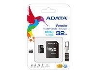 ADATA Premier UHS-I - Tarjeta de memoria flash (adaptador microSDHC a SD Incluido) - 32 GB