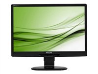 Philips Brilliance S-line 220S2CB - &Eacute;cran LCD - 22" - 1680 x 1050 - 250 cd/m2 - 500000:1 (dynamique) - 5 ms - DVI-D, VGA - noir - Philips Brilliance S-line 220S2CB