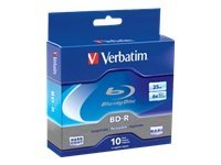 Verbatim 10PK BD-R 25GB 6X BRAY SPINDLE