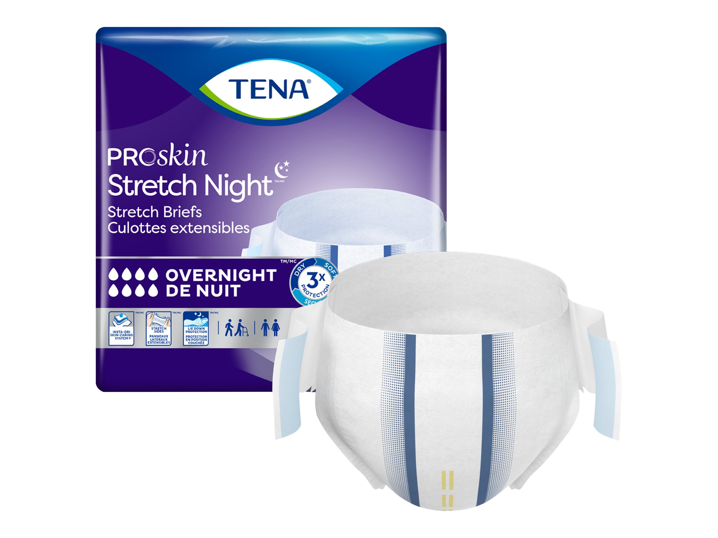 Tena Proskin Stretch Night Unisex Incontinence Underwear Large/Extra